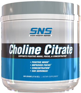 Serious Nutrition Solutions SNS Choline Citrate Powder