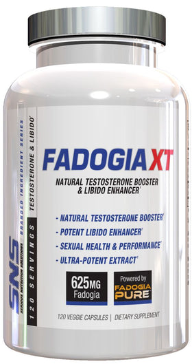 SNS Serious Nutrition Solutions Fadogia XT Natural Test Booster 120 Caps