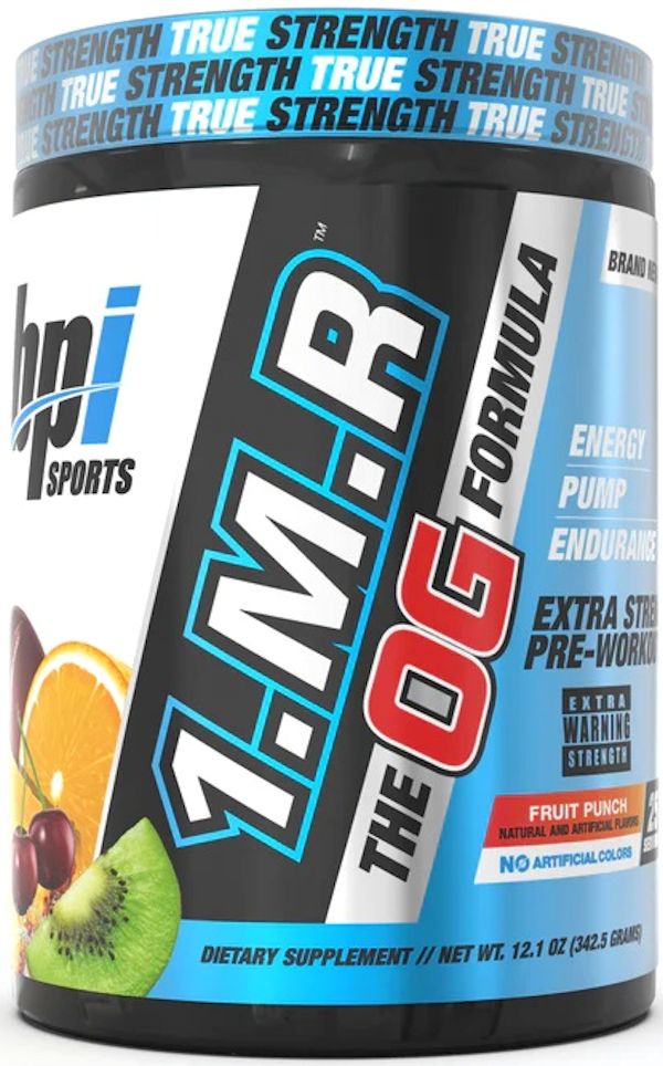 1.M.R OG Pre-Workout Formula fruit Punch