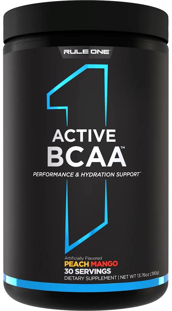 Rule One Active BCAA+ Hydration 30 servings peach
