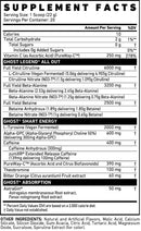 Ghost Legend All Out Pre-Workout fact