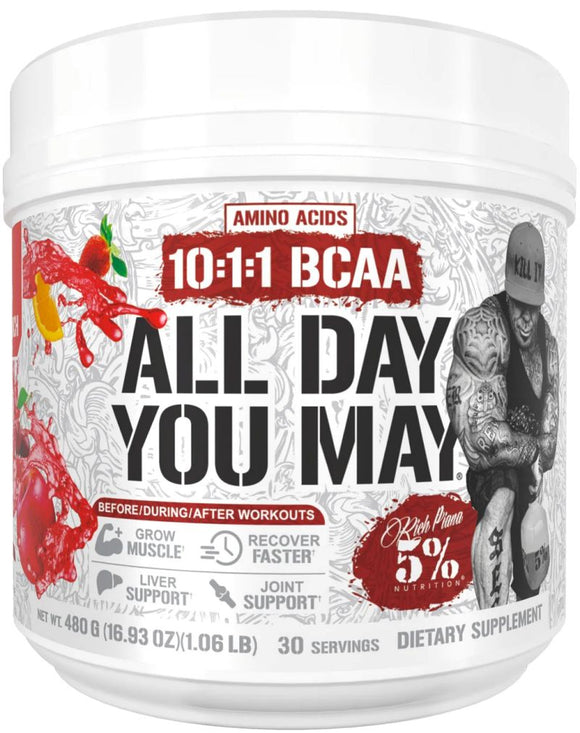 5% Nutrition All Day You May BCAA Recovery Drink 6
