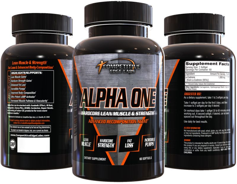 Competitive Edge Labs Alpha One size bottle