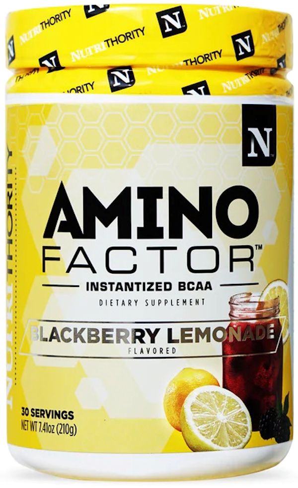 Amino Factor Nutrithority BCAA 30 Servings black
