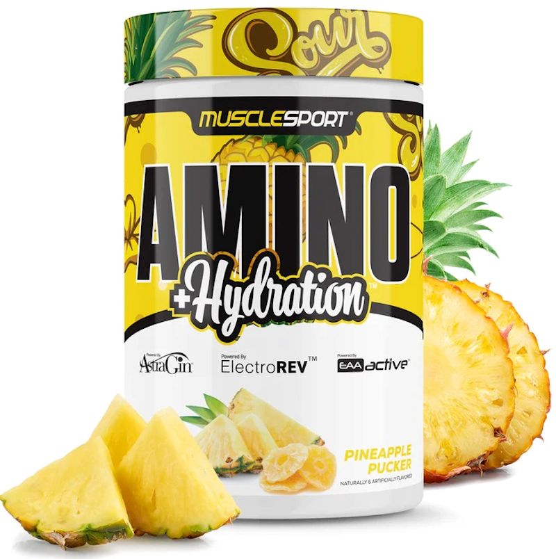 MuscleSport Amino+ Hydration – Pineapple Pucker 1