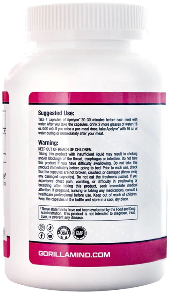 Gorilla Mind Apelyne feeling of fullness side