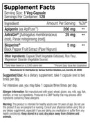 Serious Nutrition Solutions Apigenin XT fact