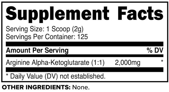 Primaforce AAKG Big Muscle Pumps fact