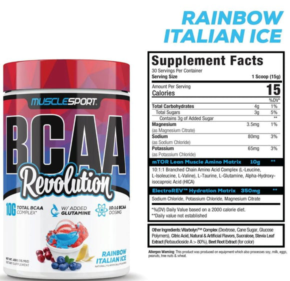 MuscleSport BCAA Revolution g