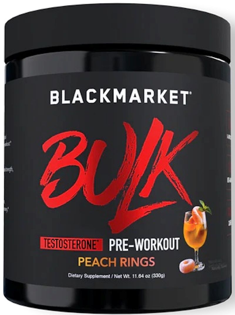 BlackMarket Labs Bulk Pre-Workout sour