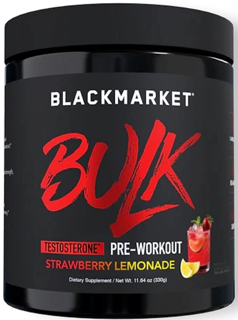 BlackMarket Labs Bulk Pre-Workout lemon