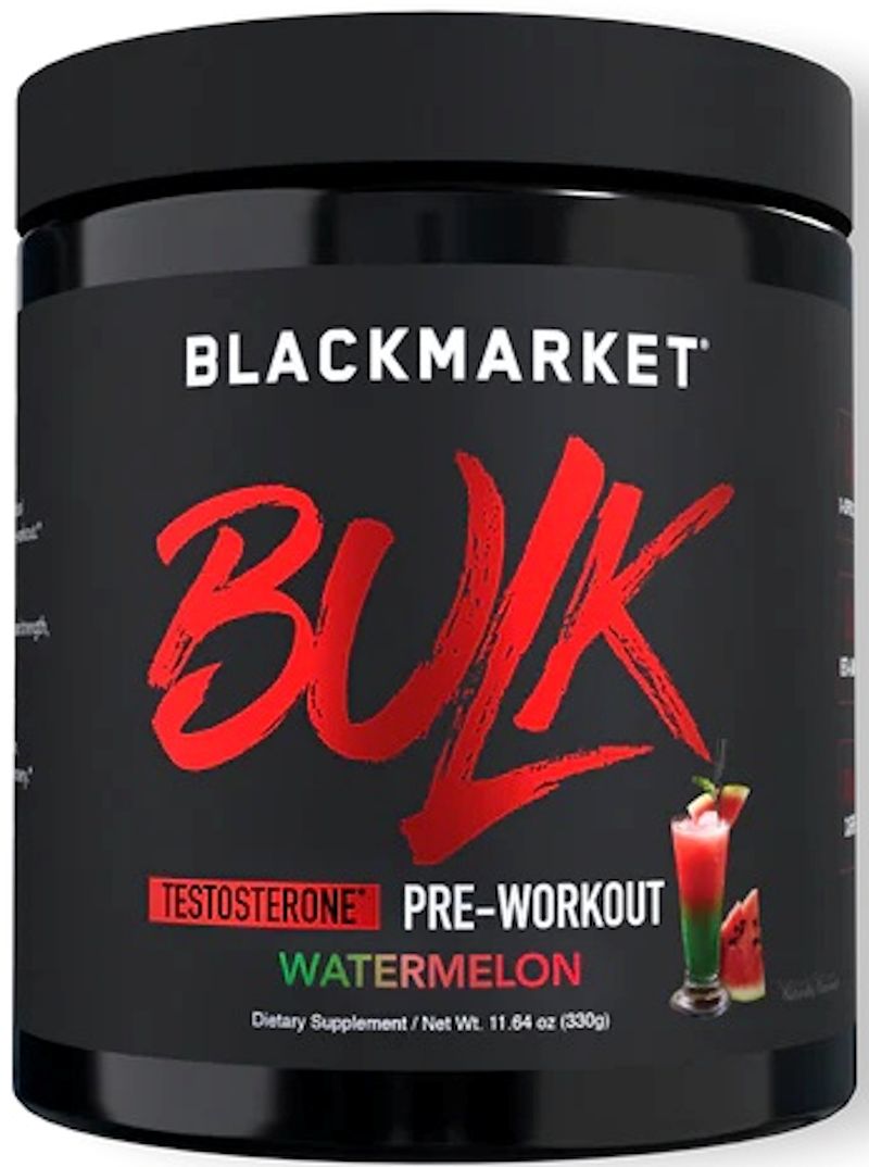 BlackMarket Labs Bulk Pre-Workout blue