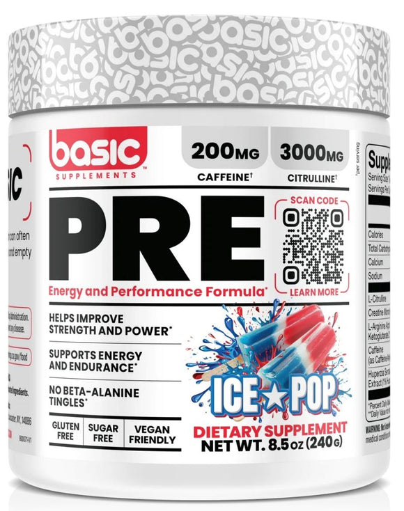 Basic Supplements Pre ice pop
