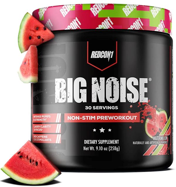 RedCon1 Big Noise Non Stim Pre Workout watermelon
