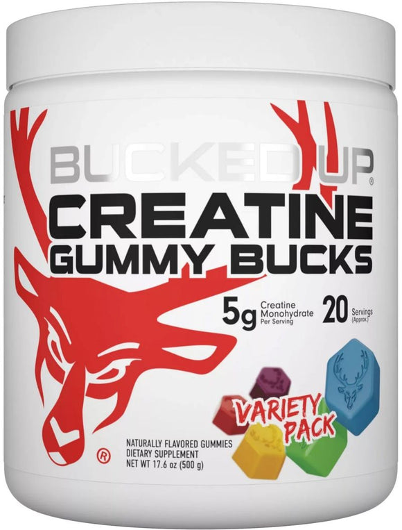 Bucked Up Creatine Gummies 24 Servings