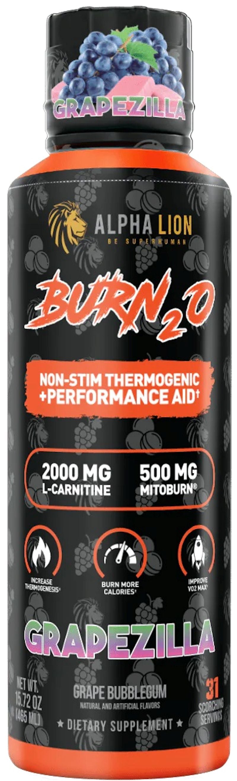 Alpha Lion Burn20 Stim-Free grap