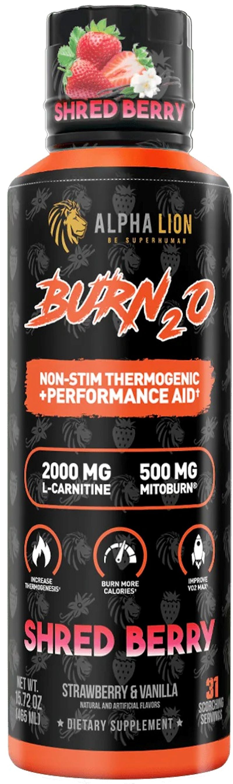 Alpha Lion Burn20 Stim-Free berry