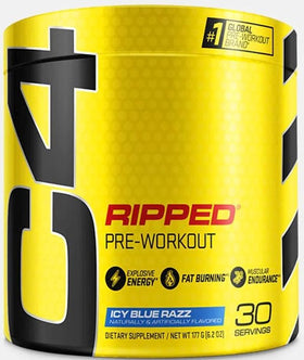 Cellucor C4 Ripped Pre-Workout fat burner 30 servings blue
