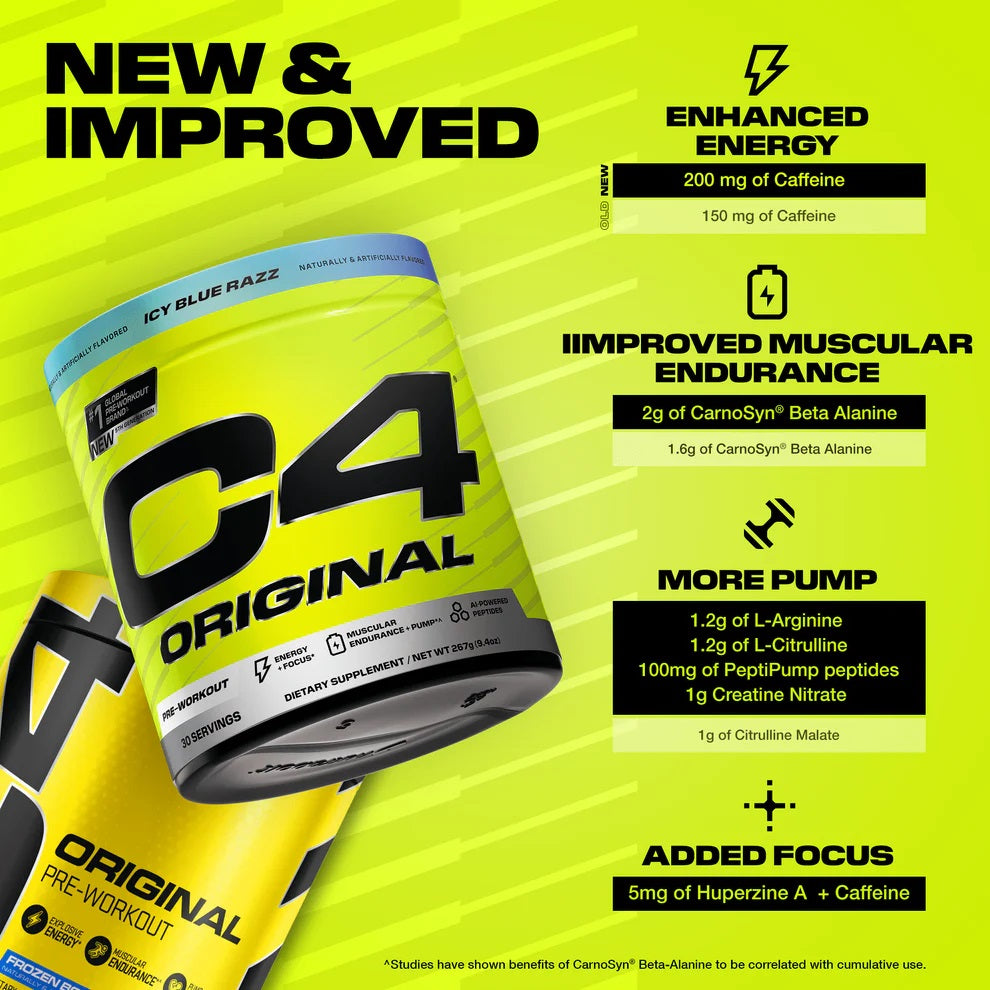 Cellucor C4 Original America's #1 Pre-Workout ban
