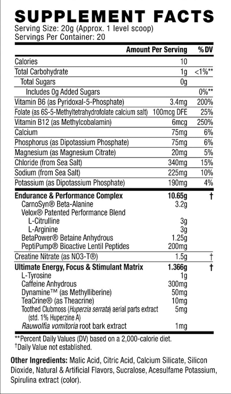 Cellucor C4 Ultimate High Stim Pre-Workout fact