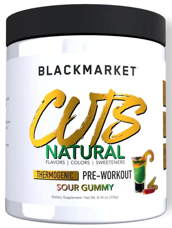 BlackMarket CUTS NATURAL Pre-Workout s