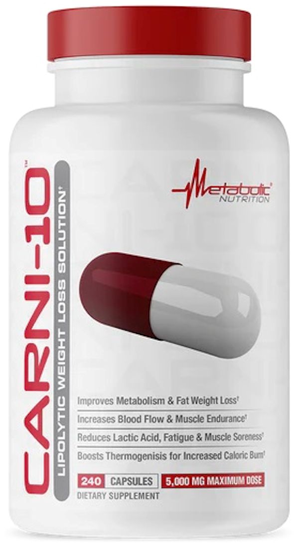 Metabolic Nutrition Carni-10 240 Caps
