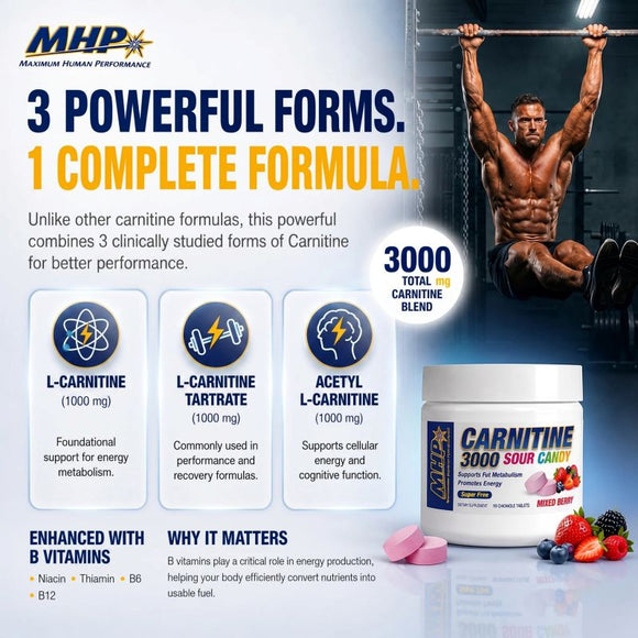 MHP Carnitine 3000 Candy Chews Fat Burner banner
