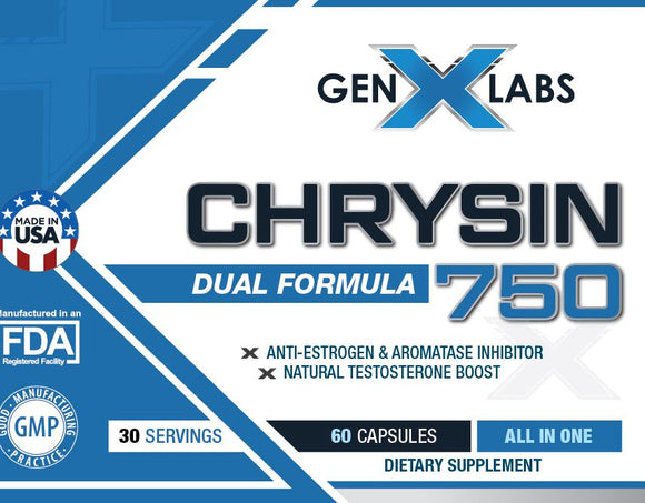 GenXLabs Chrysin 750 Double Pak
