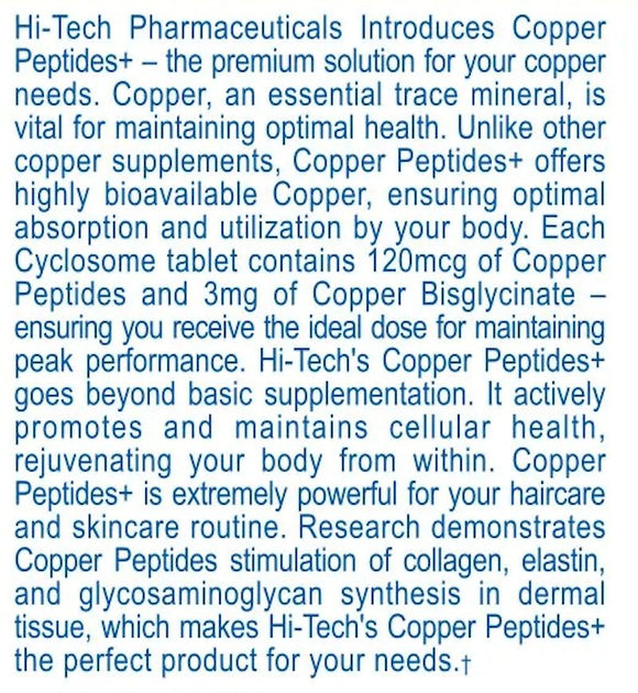 Hi-Tech Pharmaceuticals Copper Peptides
 