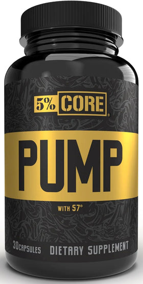 5% Nutrition Pump Caps Stimulant-Free Vasodilator
