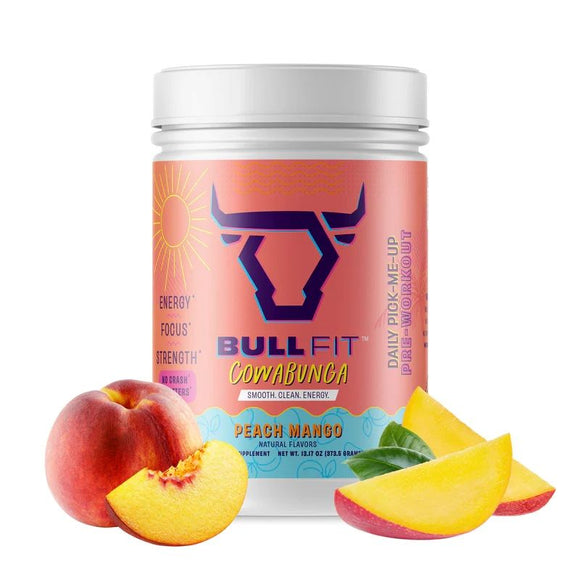 Bullfit Cowabunga Pre-Workout - Peach Mango 30 Servings