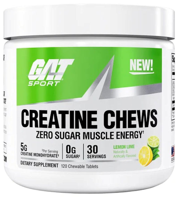GAT SPORT Creatine Chews Lean Muscle lemon
