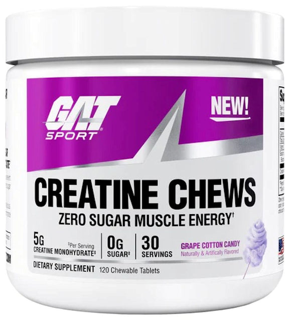GAT SPORT Creatine Chews Lean Muscle grape