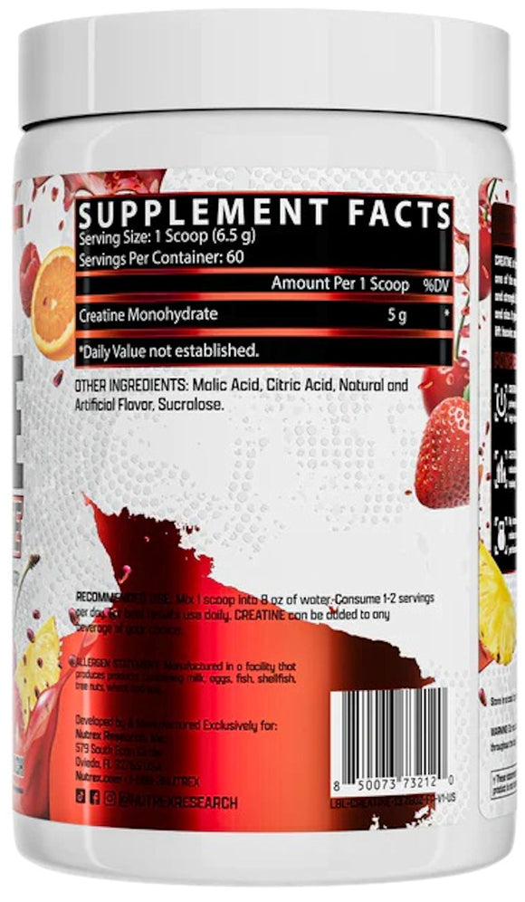 Nutrex Creatine Strawberry Watermelon back