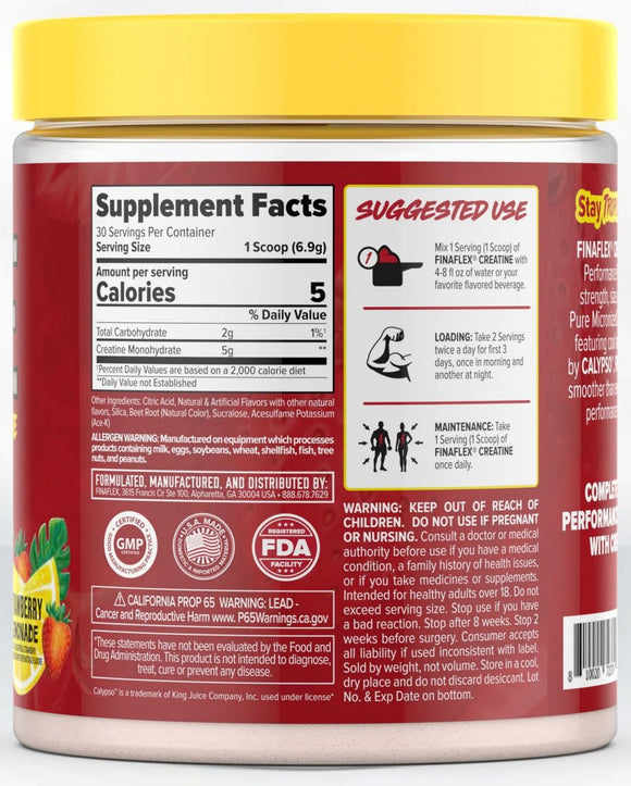 Finaflex Creatine + Calypso straw back