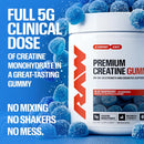 RAW Nutrition, Premium Creatine Gummies

