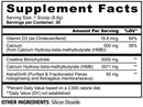 Panda Supps Creatine + HMB Lean Mass Muscle fact
