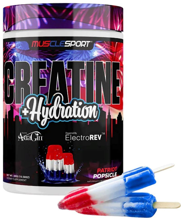 Musclesport Creatine+Hydration Pre-Workout, Muscle Gains