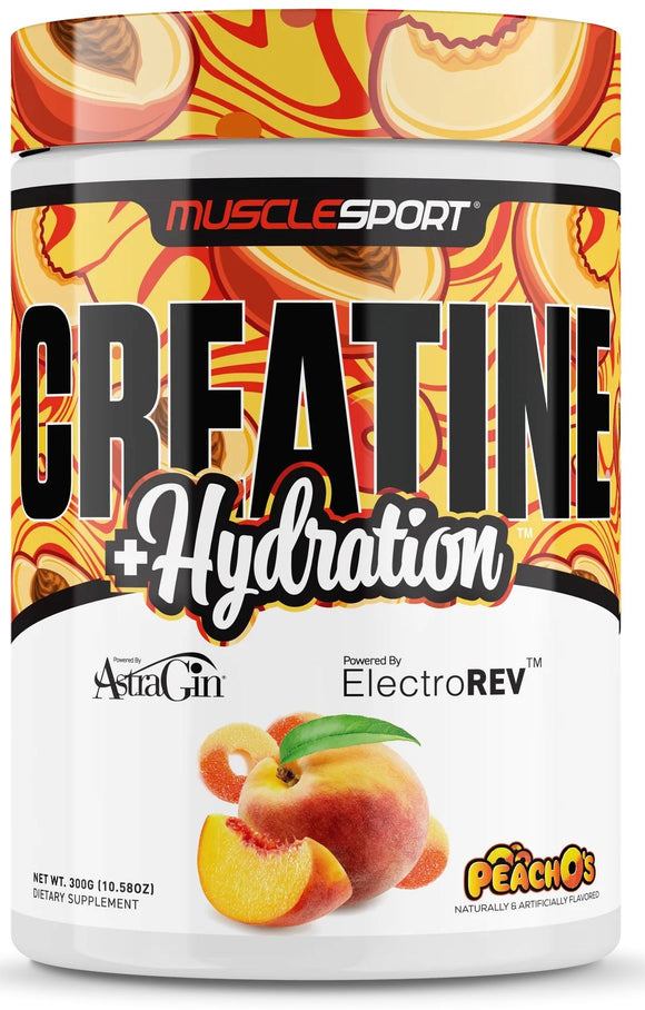 Musclesport Creatine+Hydration Pre-Workout, Muscle Gains