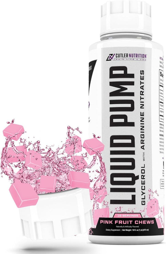 Cutler Nutrition, Liquid Pump Pre-Workout pink
