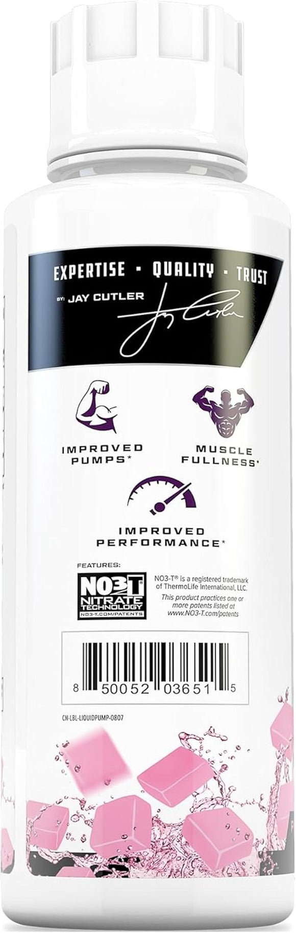 Cutler Nutrition, Liquid Pump Pre-Workout back