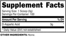 Primaforce D-Aspartic Acid 300gms 100 Servings fact