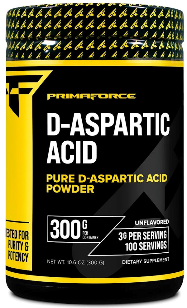 Primaforce D-Aspartic Acid 300gms 100 Servings
