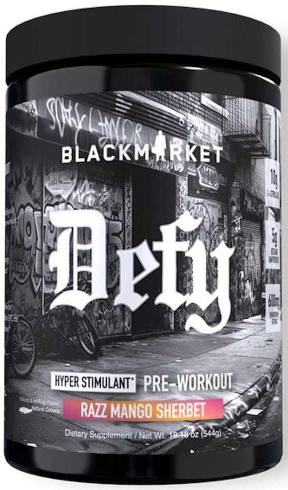 BlackMarket Labs DEFY High-Stimulant Pre-workout w