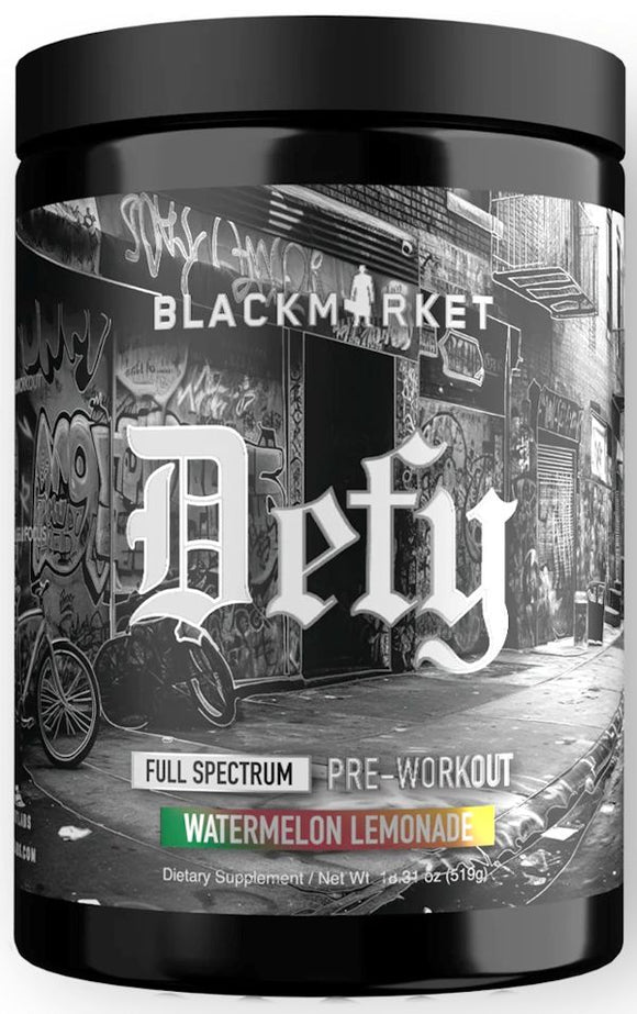 BlackMarket Labs Defy Pre-Workout muscle size
