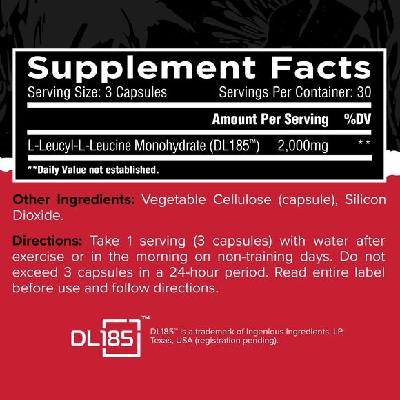 Unmatched Nutrition Dileucine facts