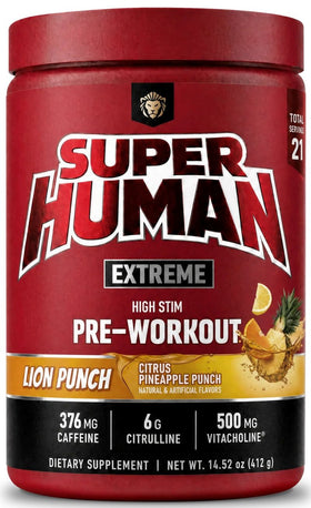 Alpha Lion Super Human Extreme Energy Pre-Workout l