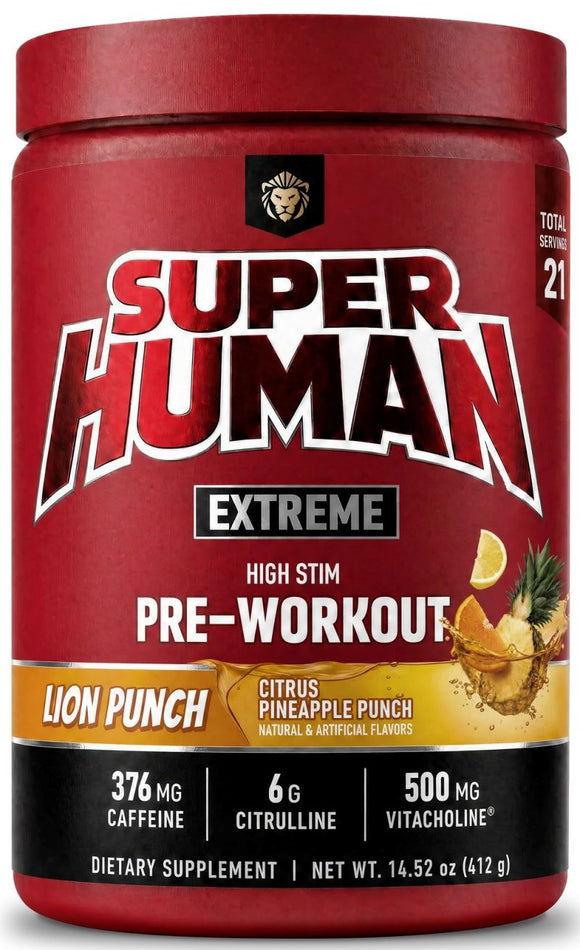 Alpha Lion Super Human Extreme Energy Pre-Workout l