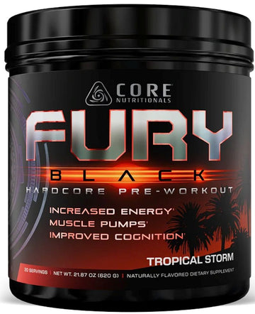 Core Nutritionals FURY BLACK Pre-Workout High Stim e
