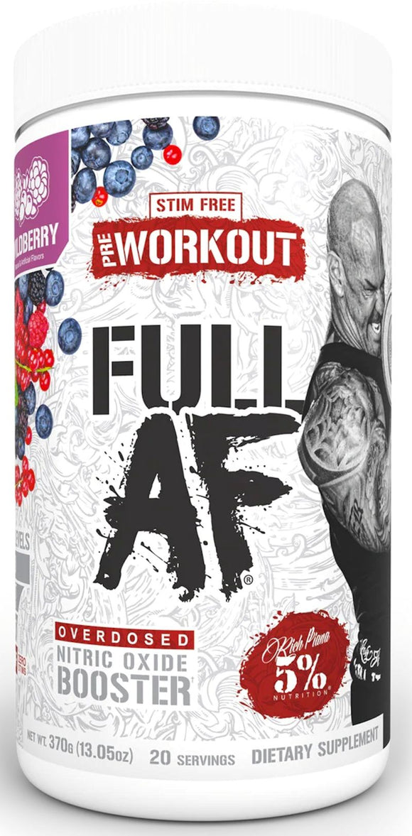 5% Nutrition Full AF Non-Stim Pre-Workout 3